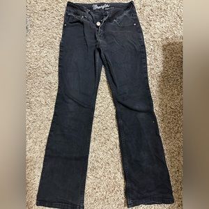 Black bootcut Wrangler